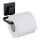WENKO 71447800 - Toiletpapirholder VACUUM-LOC QUADRO ED 14x11 cm sort
