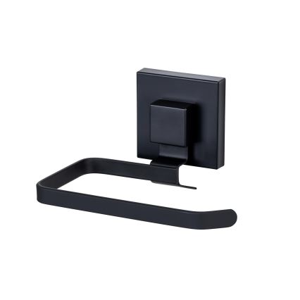 WENKO 71447800 - Toiletpapirholder VACUUM-LOC QUADRO ED 14x11 cm sort