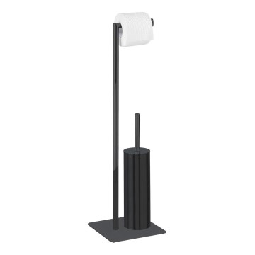 WENKO 71556800 - WC-sæt RECCO 20x71,5 cm sort