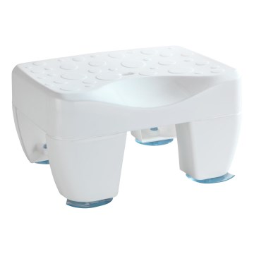 WENKO 73361100-Badestol SECURA 40x31 cm hvid/klar
