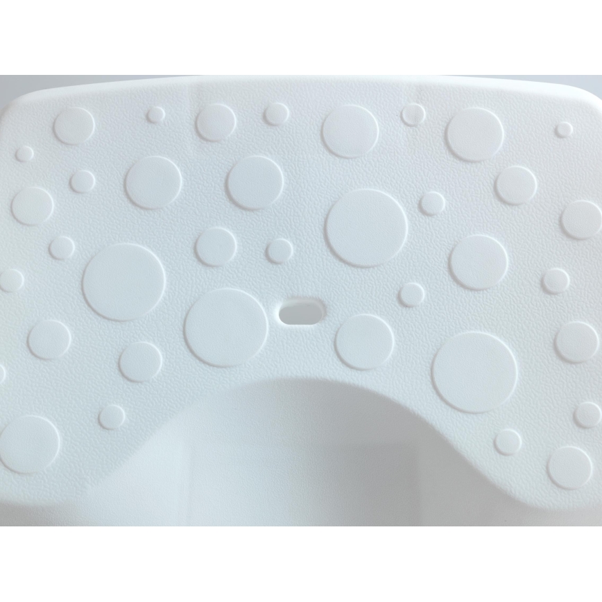 WENKO 73361100 - Badestol til badekar SECURA 40x31 cm hvid