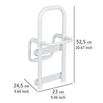 WENKO 8110100-håndgreb SECURA 23x52 cm hvid