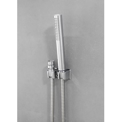 WENKO 81340100 - Bruser DUO 170x2,7 cm blank krom/sølv/grå
