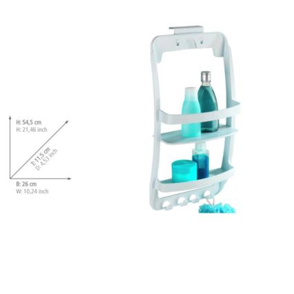 WENKO 8409100 - Reol UNIVERSAL 26x54,5 cm hvid