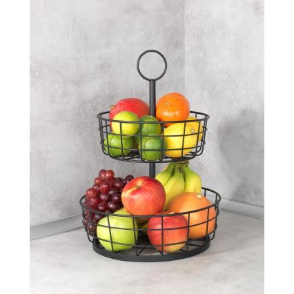WENKO 88740800 - Kurv LOFT 28x39 cm sort