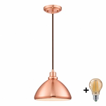 Westinghouse 6103940 - LED-pendel på wire 1xE27/60W/230V Ø 25,5 cm