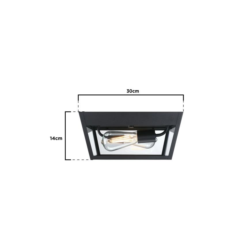Westinghouse 61219 - Udendørs loftlampe PETERSON 2xE27/40W/230V IP44