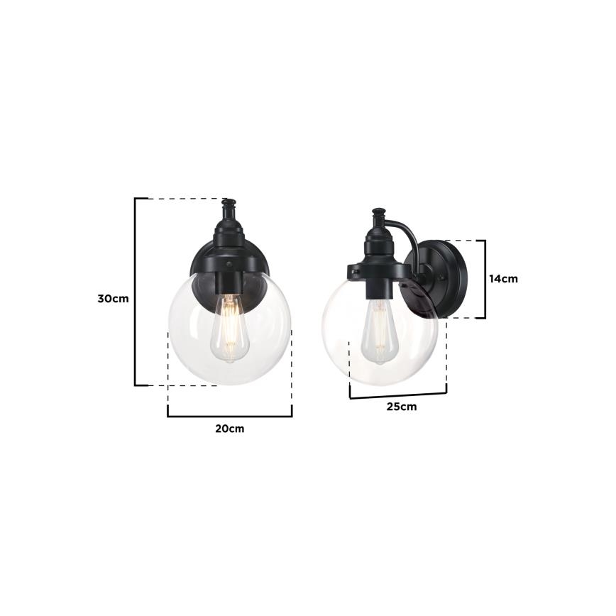 Westinghouse 61239 - Udendørs væglampe EDDYSTONE 1xE27/60W/230V IP44