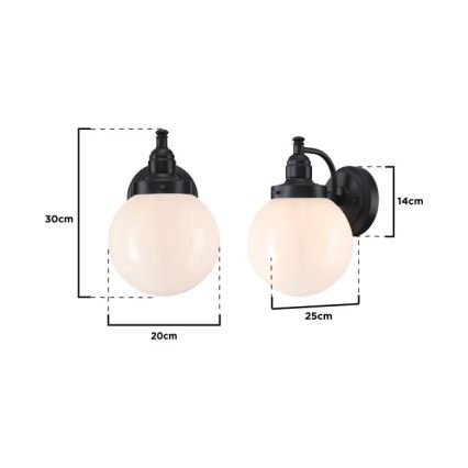 Westinghouse 61240 - Udendørs væglampe EDDYSTONE 1xE27/60W/230V IP44
