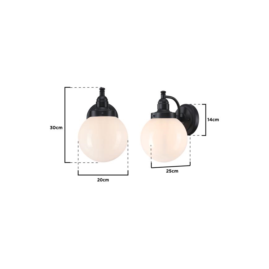 Westinghouse 61240 - Udendørs væglampe EDDYSTONE 1xE27/60W/230V IP44