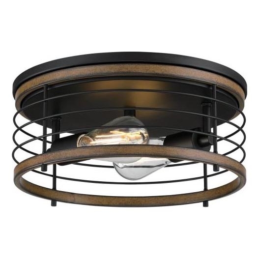 Westinghouse 61250 - Loftlampe ACKTON 2xE27/60W/230V barnwood