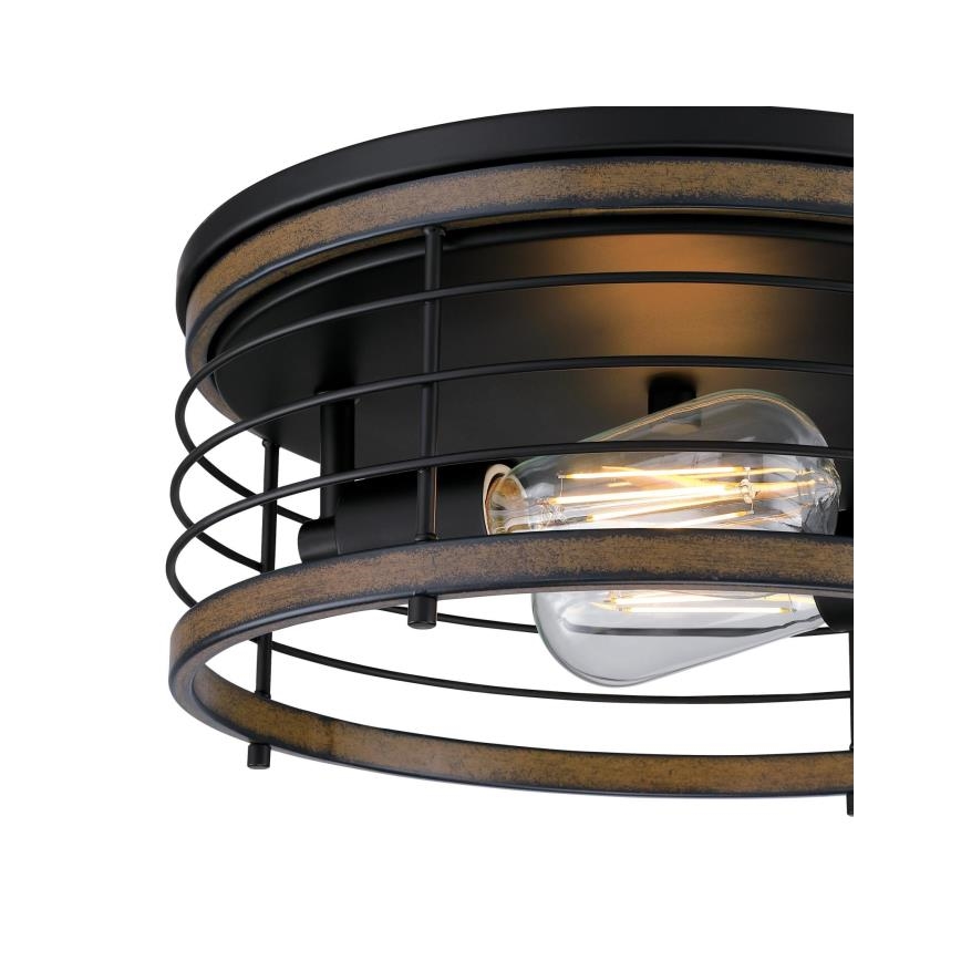 Westinghouse 61250 - Loftlampe ACKTON 2xE27/60W/230V barnwood