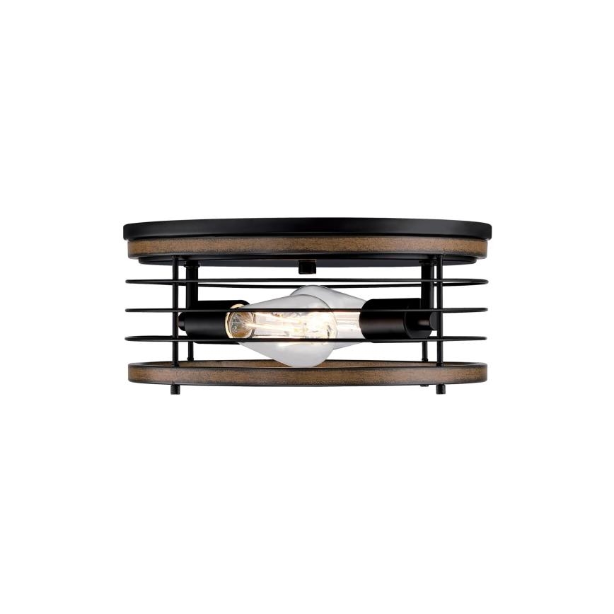 Westinghouse 61250 - Loftlampe ACKTON 2xE27/60W/230V barnwood