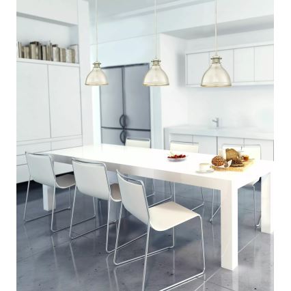 Westinghouse 6326940  - Pendel på stang MORRISON 1xE27/60W/230V Ø 31 cm