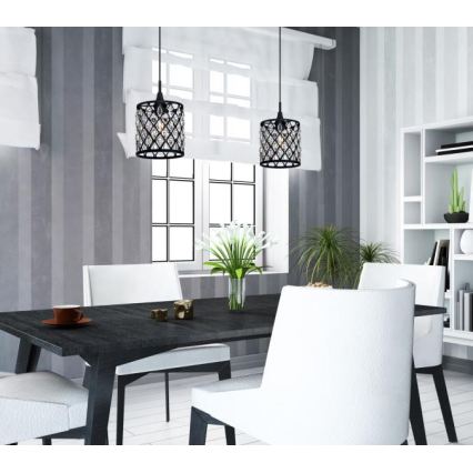 Westinghouse 6362740 - Pendel på ledning WALTZ 1xE27/60W/230V Ø 19 cm