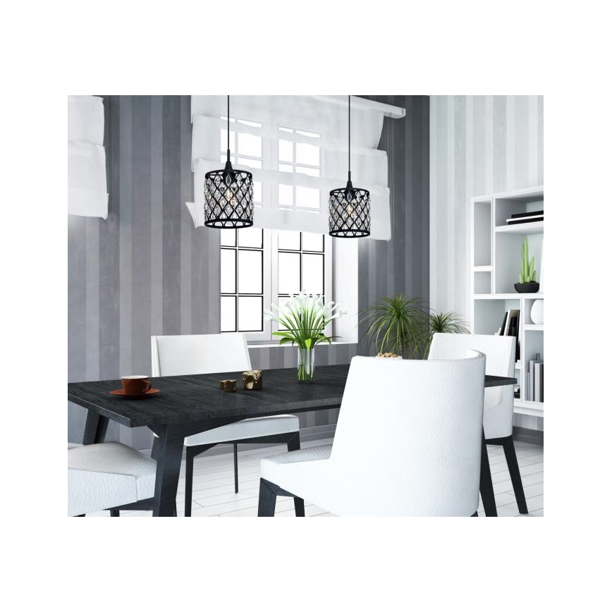 Westinghouse 6362740 - Pendel på ledning WALTZ 1xE27/60W/230V Ø 19 cm