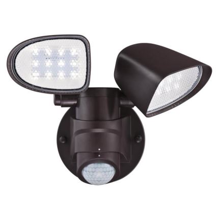 Westinghouse 63643 - LED projektør med sensor 2xLED/8,75W/230V IP44