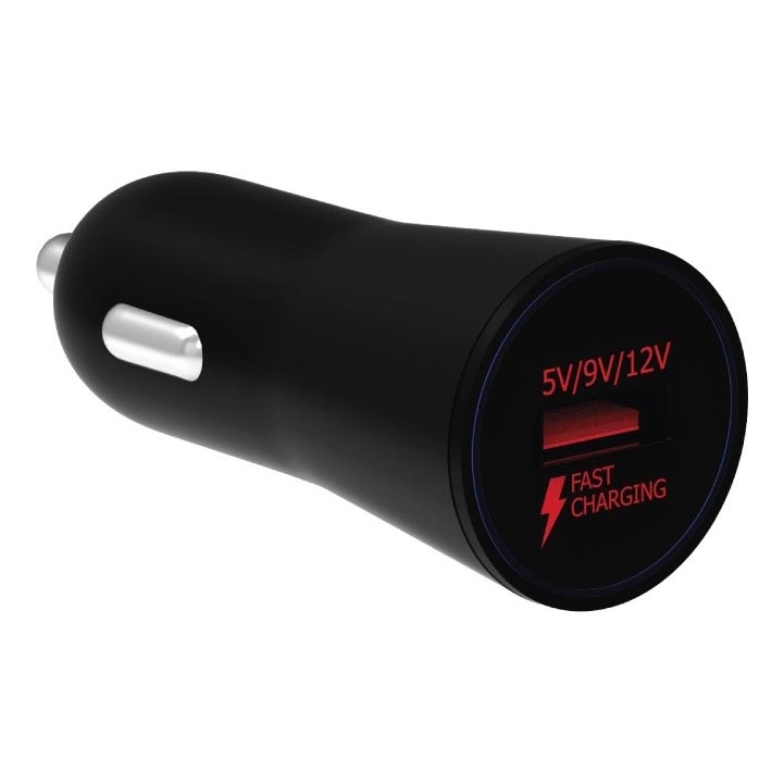Winner Group - Biloplader 1xUSB-A Power Delivery 18W sort