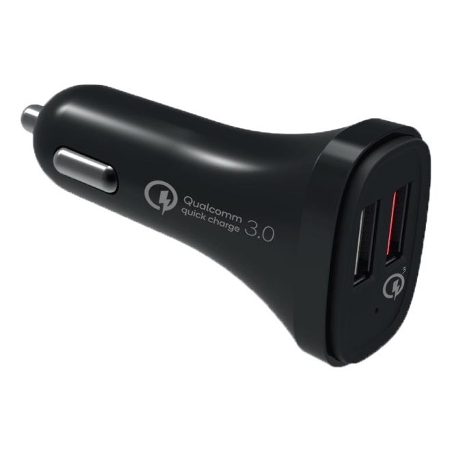 Winner Group - Biloplader 2xUSB-A Power Delivery 30W sort