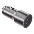 Winner Group - Biloplader 2xUSB-C Power Delivery 60W sølvfarvet