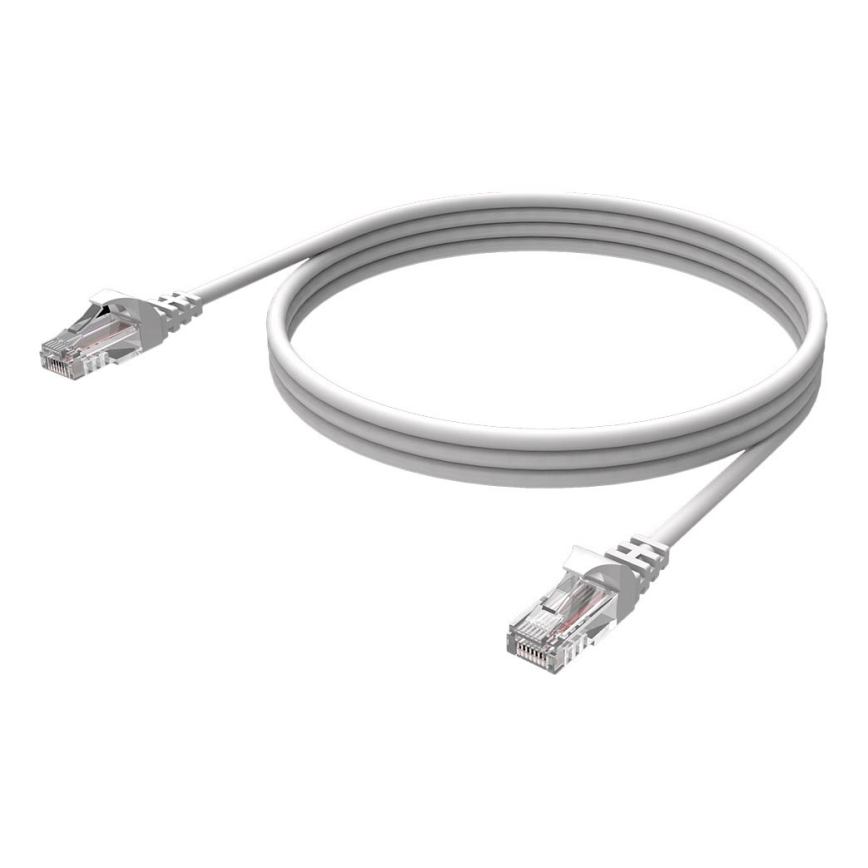Winner Group - Ethernet-netværkskabel RJ45 / RJ45 CAT-6 3 m hvid
