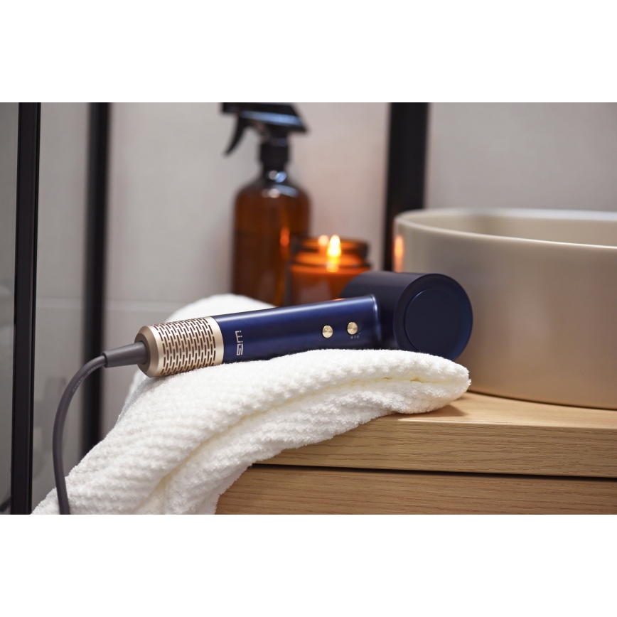Winner Group - Hårtørrer med ionisator Elegance Air 1600W/230V blå