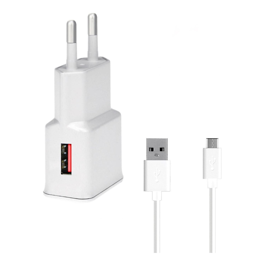Winner Group- Hurtigoplader 1xUSB-A PD 18W + USB-kabel USB-C / USB-A 1 m