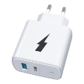 Winner Group - Hurtigoplader 1xUSB-C + 1xUSB-A Power Delivery 38W hvid