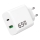 Winner Group - Hurtigoplader 1xUSB-C + 1xUSB-A Power Delivery 65W hvid