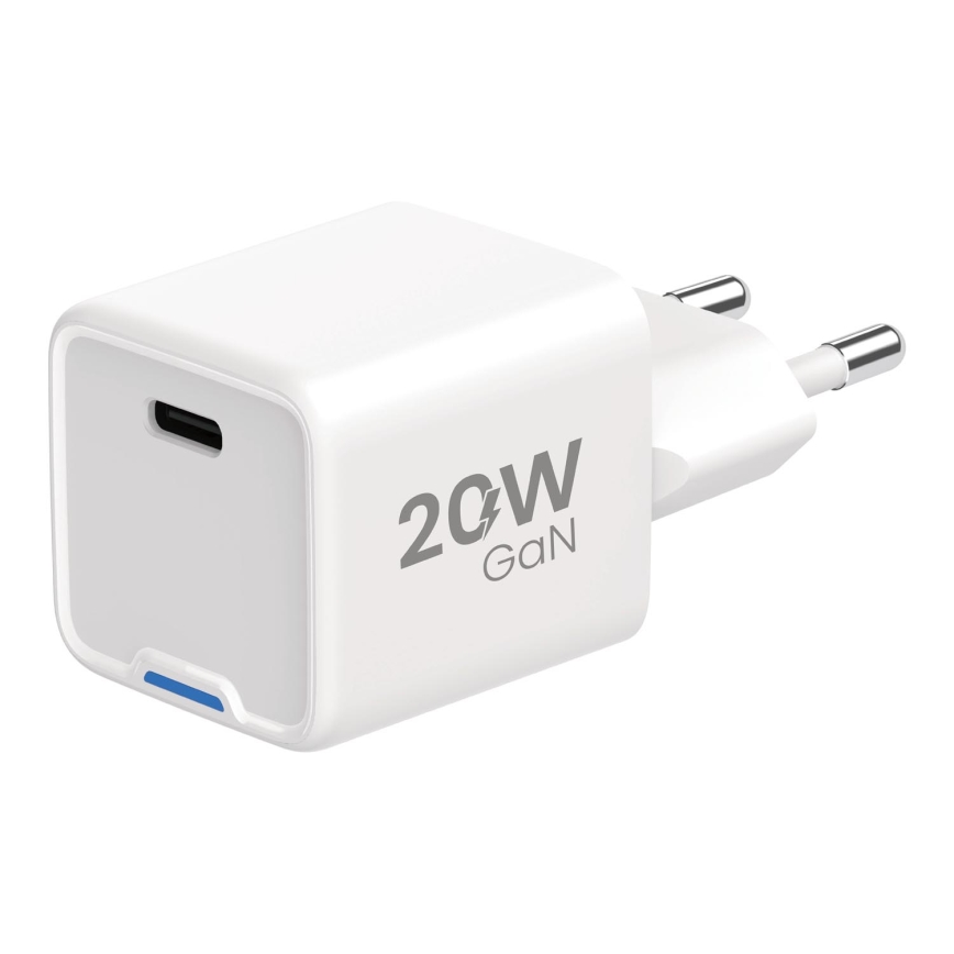 Winner Group - Hurtigoplader 1xUSB-C Power Delivery 20W hvid
