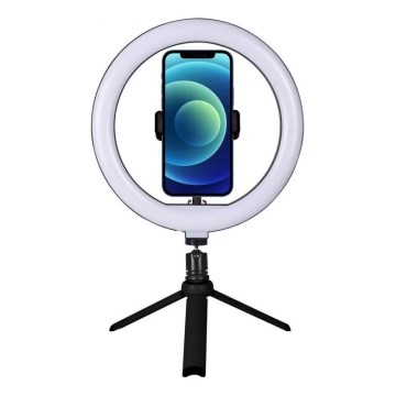 Winner Group - LED dæmpbar skrivebordslampe med stativ og holder til vlogging LED/10W/5V