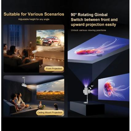 Winner Group - LED projektør AIRFLEX LED/42W/230V + fjernbetjening