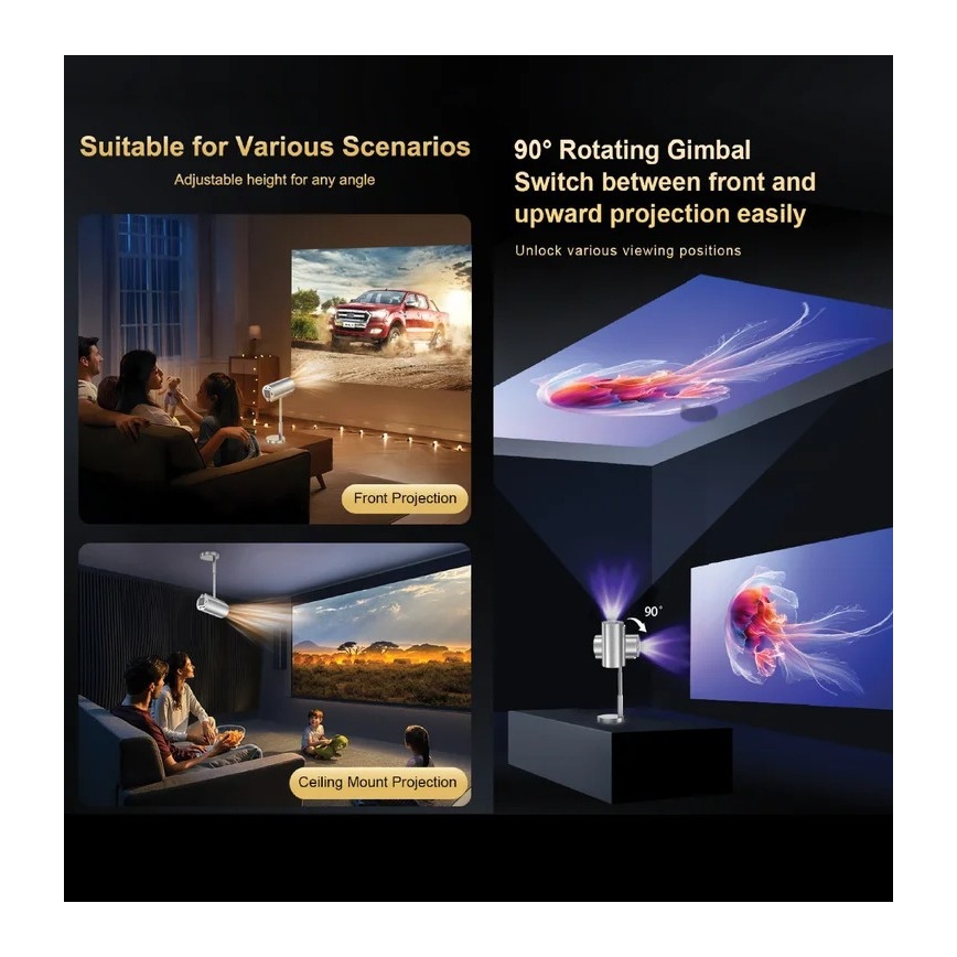 Winner Group - LED projektør AIRFLEX LED/42W/230V + fjernbetjening