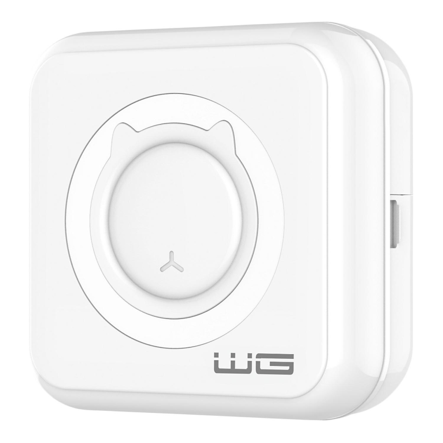 Winner Group - Mini termisk printer 800 mAh hvid