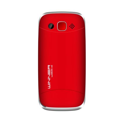 Winner Group - Mobiltelefon til ældre 1600 mAh rød