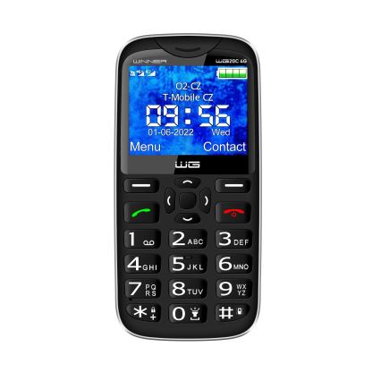 Winner Group - Mobiltelefon til ældre 1600 mAh sort