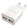 Winner Group - Opladeradapter 2xUSB-A 12W hvid