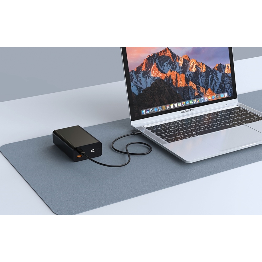 Winner Group - Powerbank med display 20000 mAh 20W Power Delivery sort