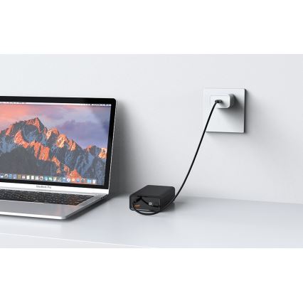 Winner Group - Powerbank med display 20000 mAh 20W Power Delivery sort