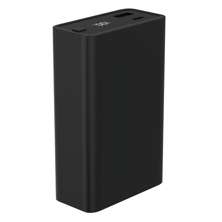 Winner Group - Powerbank med display 20000 mAh 20W Power Delivery sort
