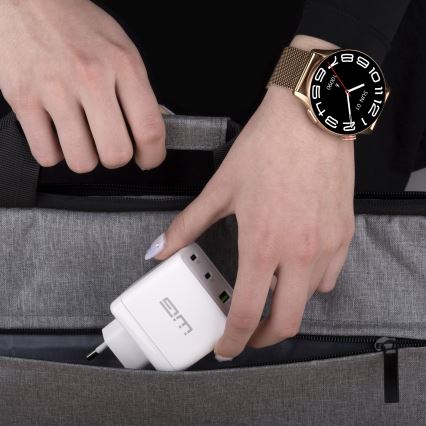Winner Group - Smartwatch AirFlex 2 Elegance 280 mAh IP68 guldfarvet