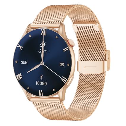 Winner Group - Smartwatch AirFlex 2 Elegance 280 mAh IP68 guldfarvet