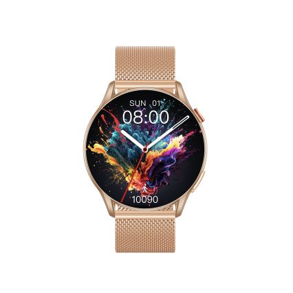 Winner Group - Smartwatch AirFlex 2 Elegance 280 mAh IP68 guldfarvet