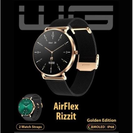 Winner Group - Smartwatch AirFlex3 Rizz It 200 mAh IP68 guldfarvet