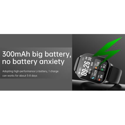 Winner Group - Smartwatch AirFlexOn 300 mAh IP68 sølvfarvet