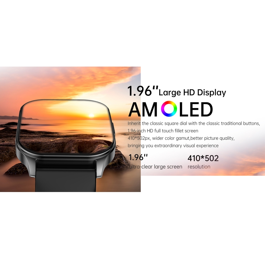 Winner Group - Smartwatch AirFlexOn 300 mAh IP68 sølvfarvet
