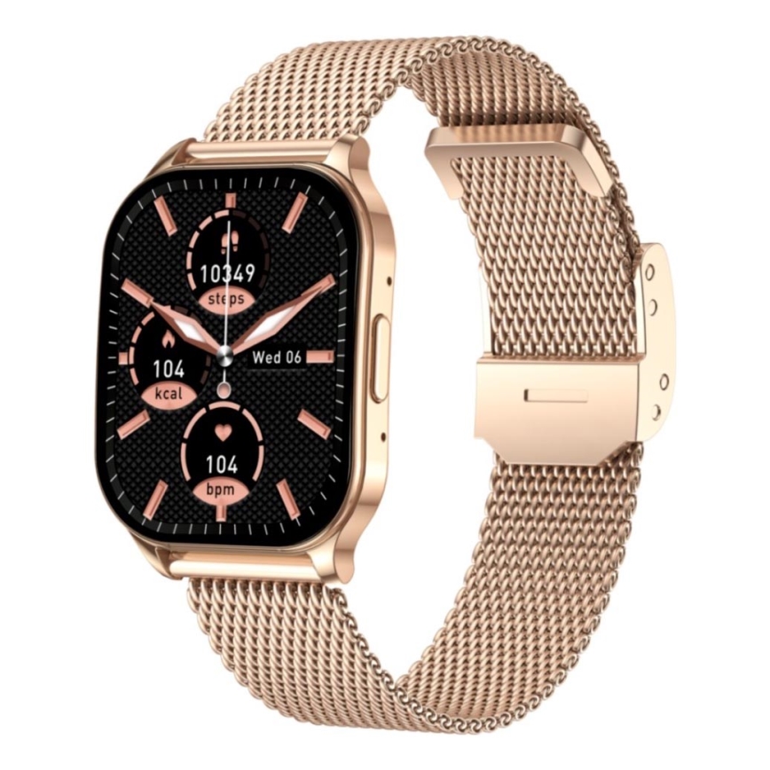 Winner Group - Smartwatch AirFlexOne+ 300 mAh IP68 guldfarvet