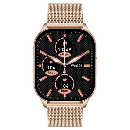 Winner Group - Smartwatch AirFlexOne+ 300 mAh IP68 guldfarvet