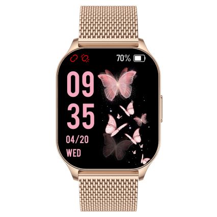 Winner Group - Smartwatch AirFlexOne+ 300 mAh IP68 guldfarvet
