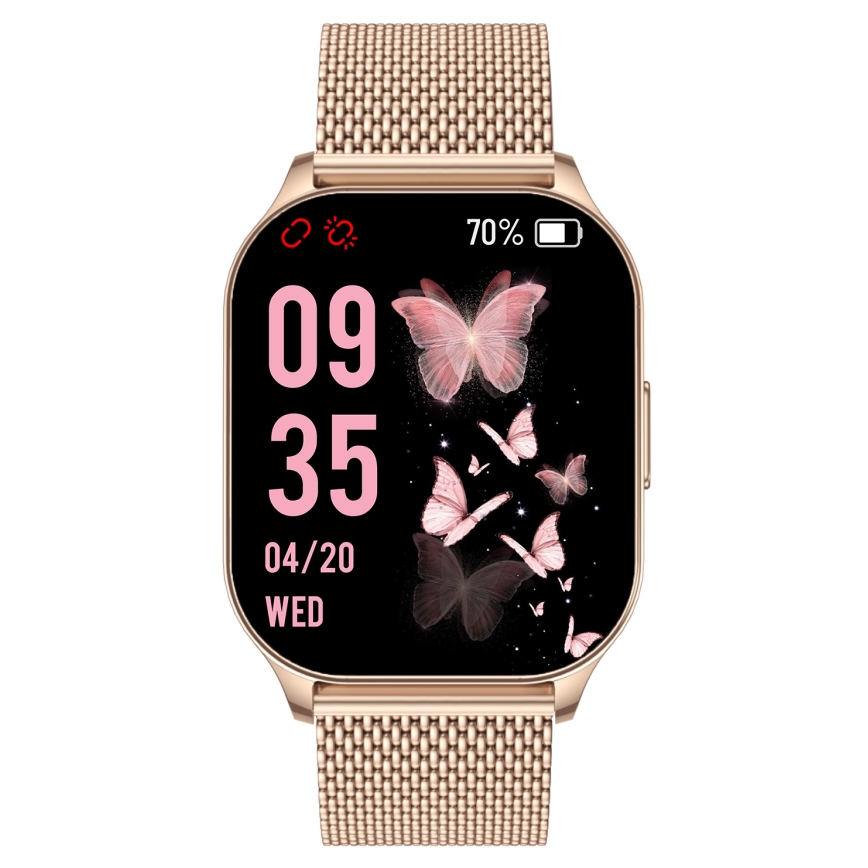 Winner Group - Smartwatch AirFlexOne+ 300 mAh IP68 guldfarvet